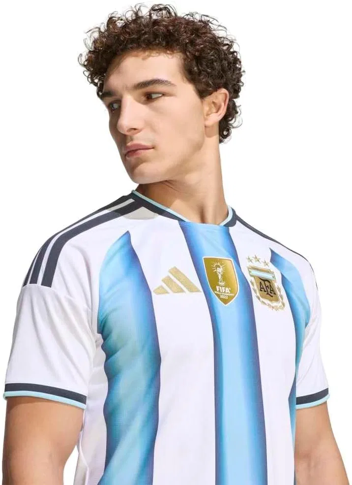 Мужская домашняя футболка сборной Аргентины adidas, номер 26 (реплика) — фото 3