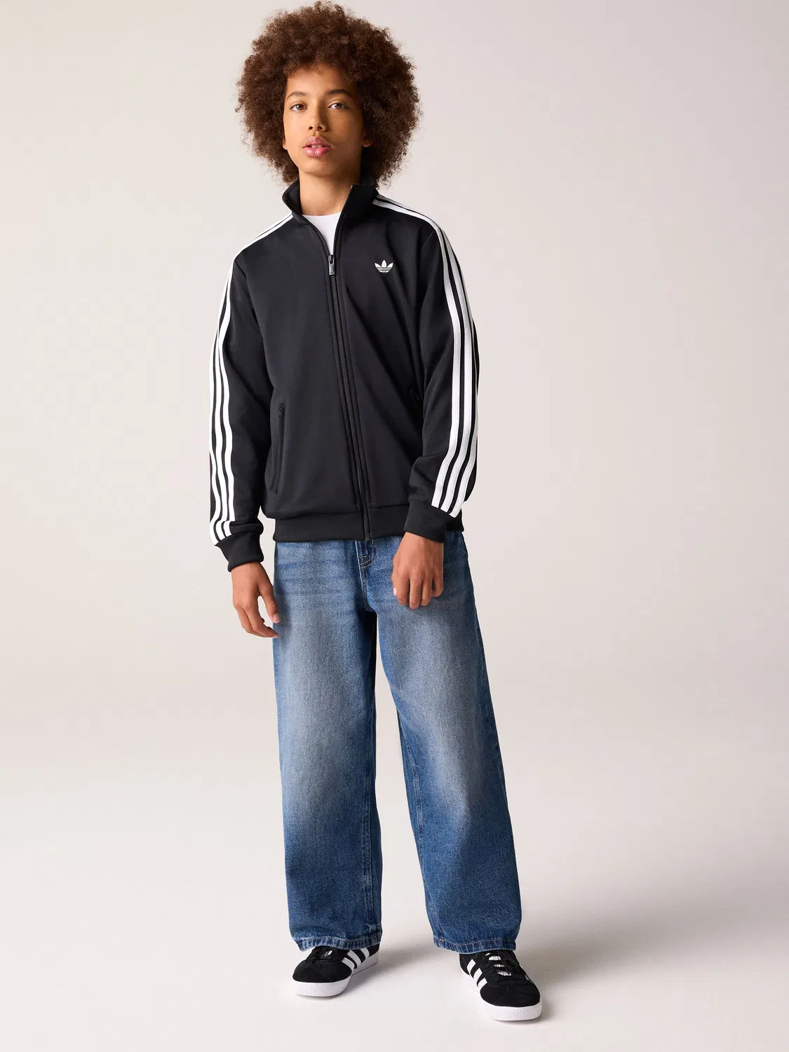 Куртка Firebird Loose Track Jacket, adidas Originals, черный — фото 2