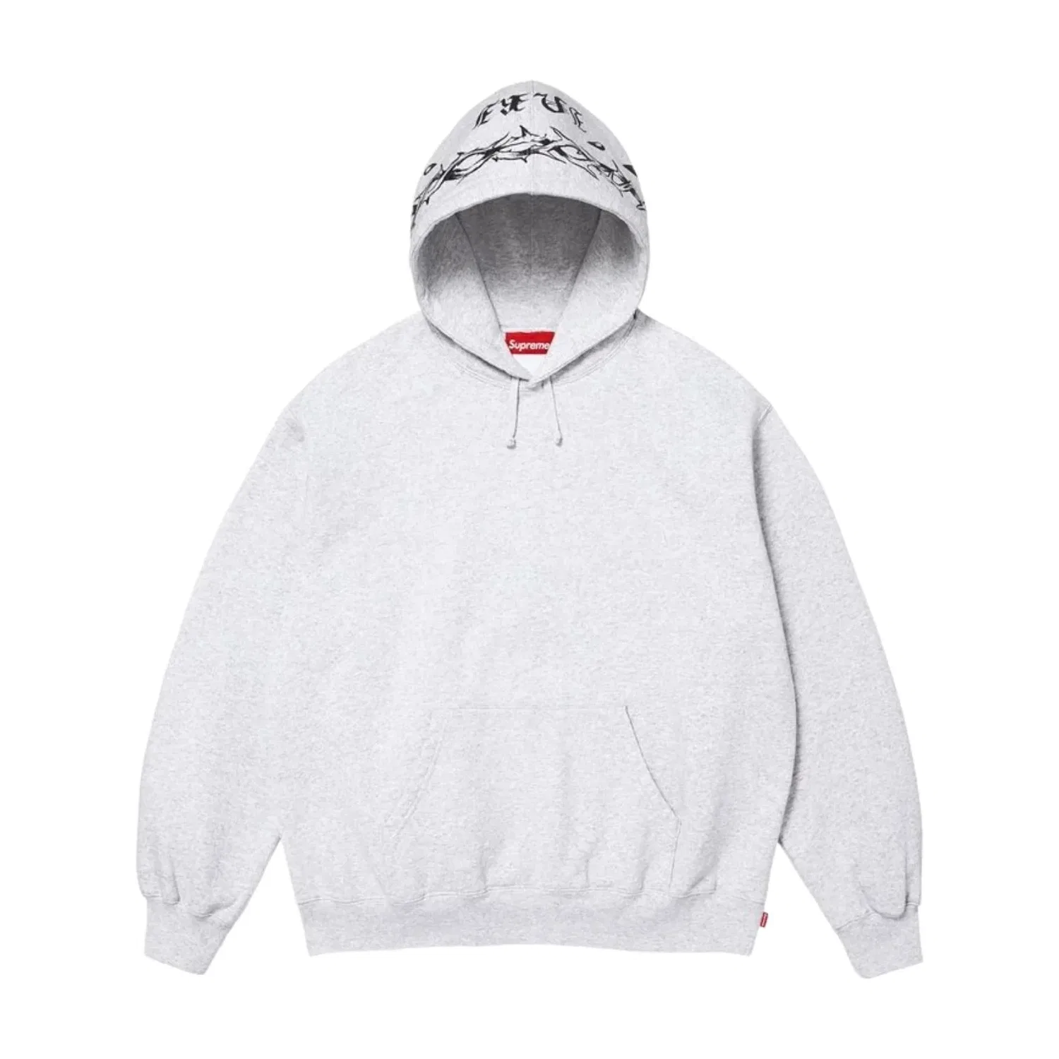 Мужское худи FW26 Forever Hooded Sweatshirt 'Heather Grey' Supreme, Heather Grey — фото 3