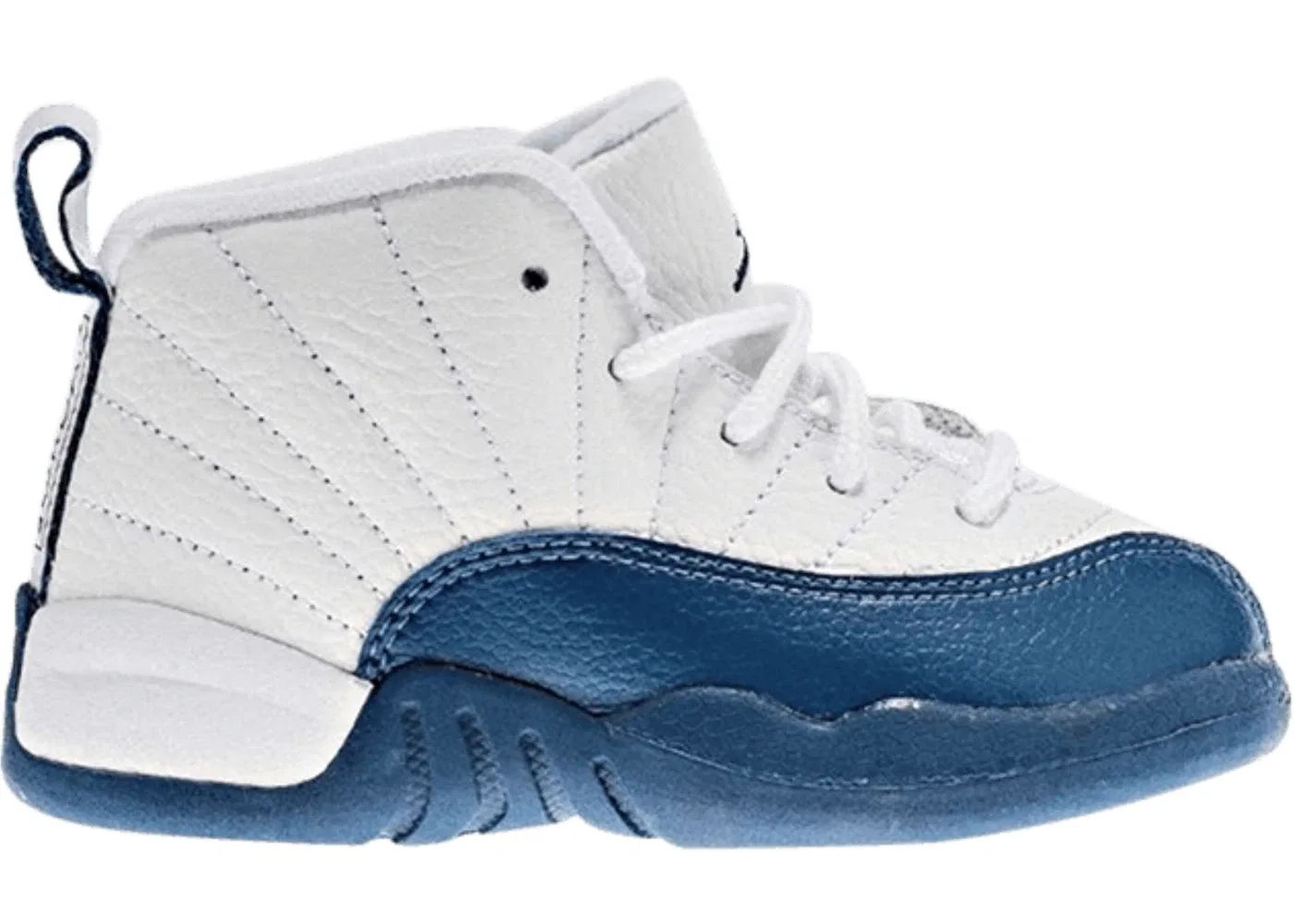 Детские кроссовки Lifestyle Jordan 12 Retro, White/French Blue-Metallic Silver-Varsity Red