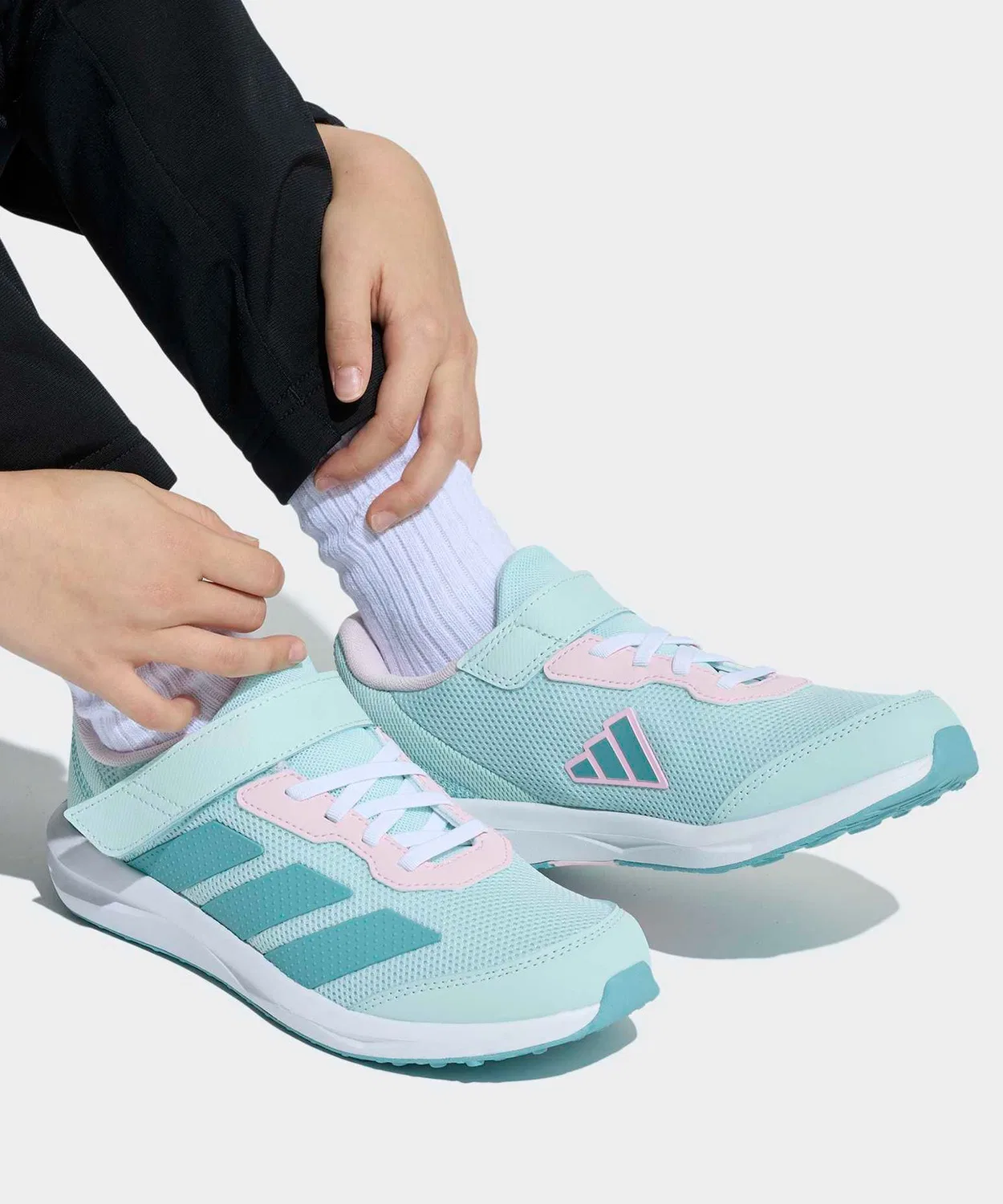 Детские кроссовки с липучкой Adidas Faito, Blue