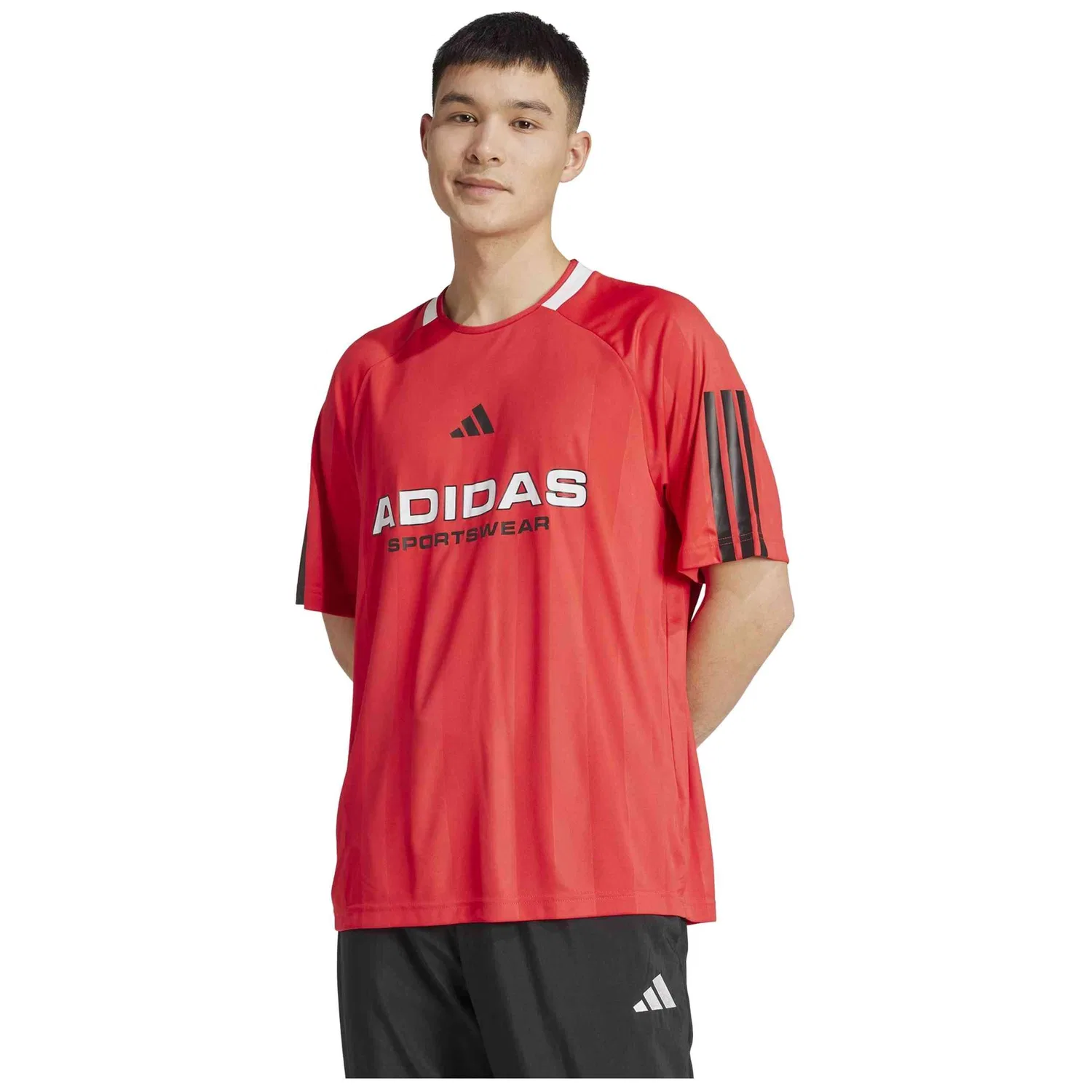 Мужская футболка с коротким рукавом Adidas, Цвет: Rot — фото 2