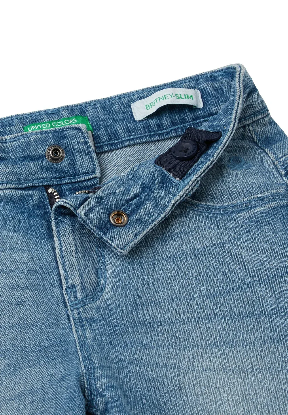 Узкие джинсы United Colors Of Benetton, Blue — фото 3