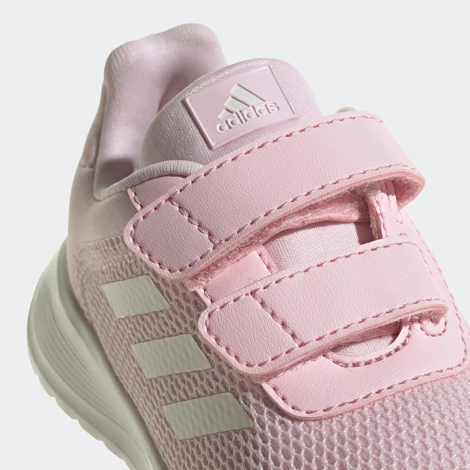 Детские кроссовки для девочек Tensaur Run, Clear Pink/Chalk White/Clear Pink — фото 4