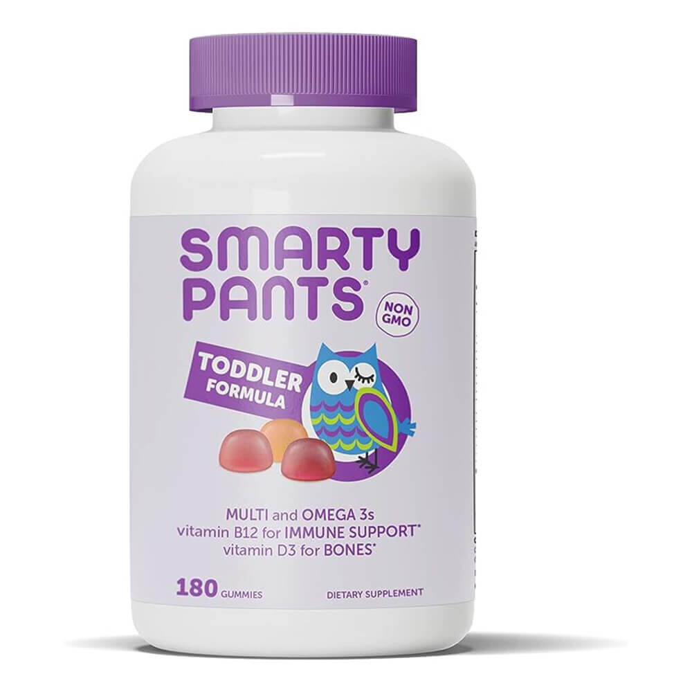 

Комплекс для детей SmartyPants Organic Toddler Multi & Probiotics, 180 жевательных таблеток