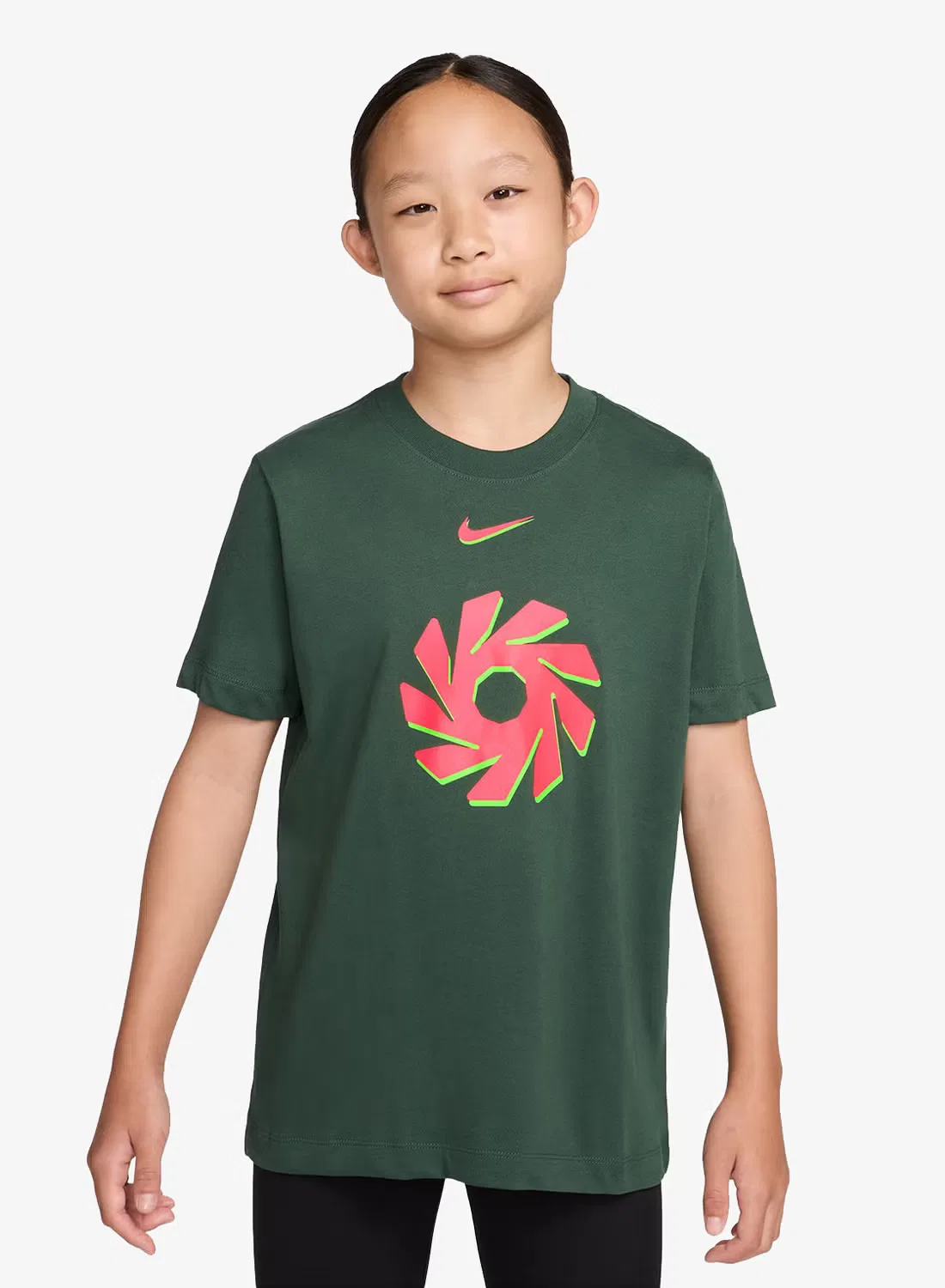 Футболка с принтом Haaland Nike, зеленый