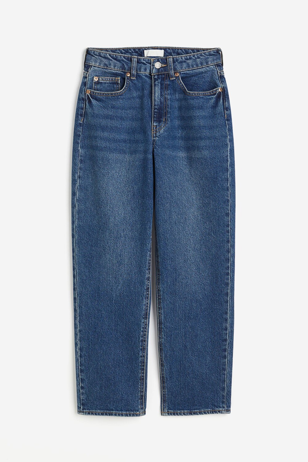 

Джинсы H&M Slim Straight High Ankle, синий