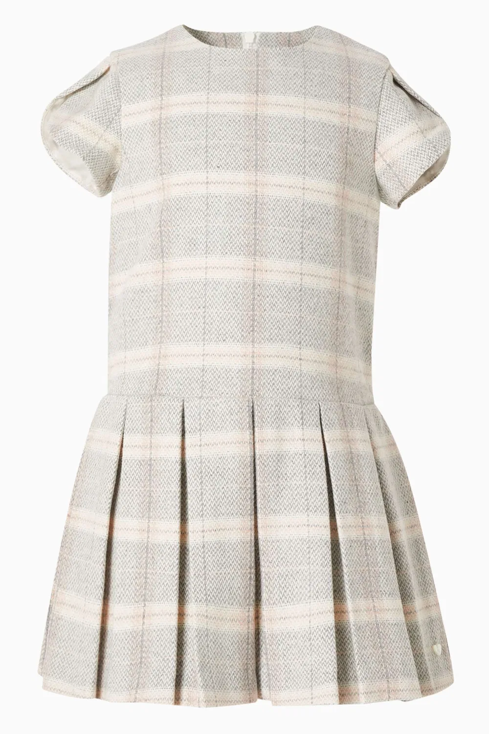 Платье с воланами Check Ruffle Dress Tartine et Chocolat