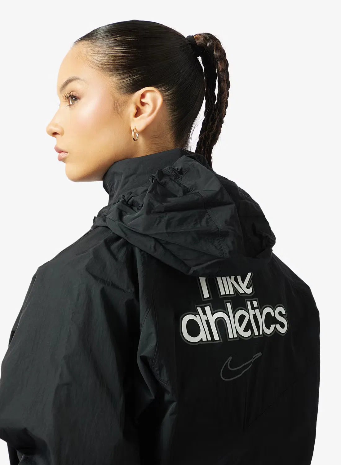 Куртка спортивная с длинным рукавом Nsw Nike, черный — фото 4