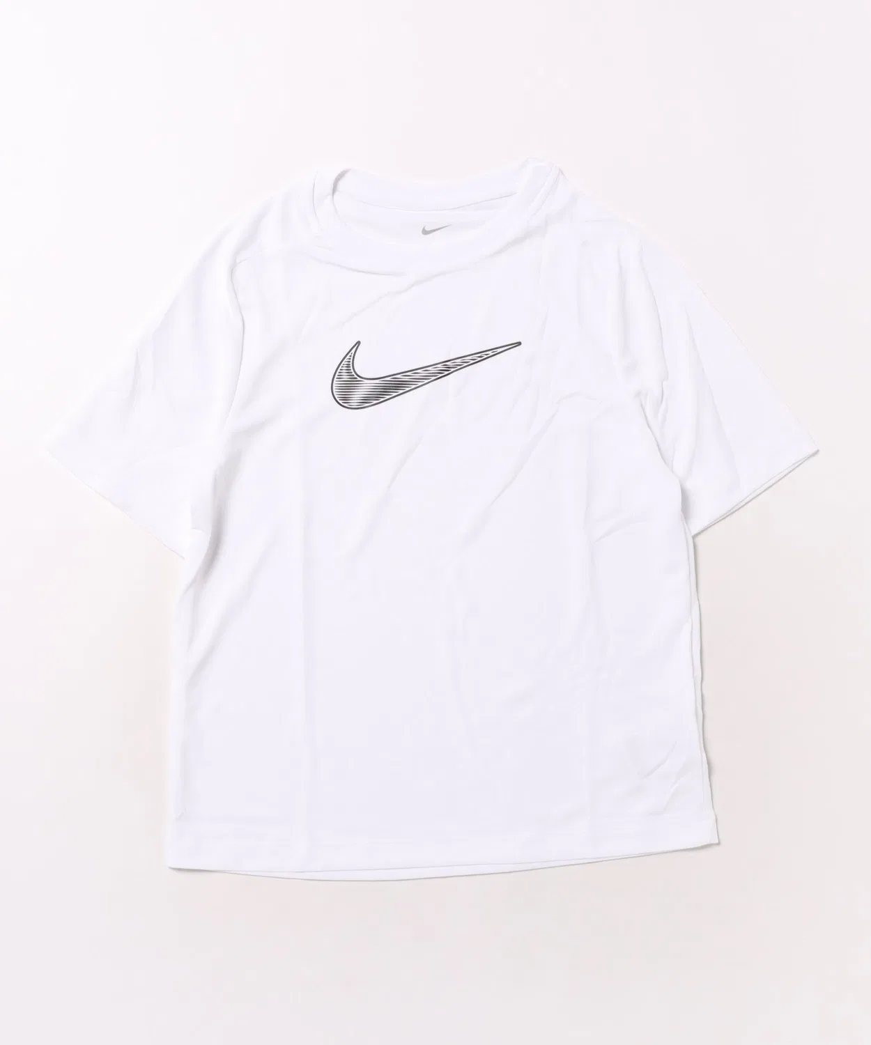 Детская футболка с коротким рукавом и принтом NIKE, Белая