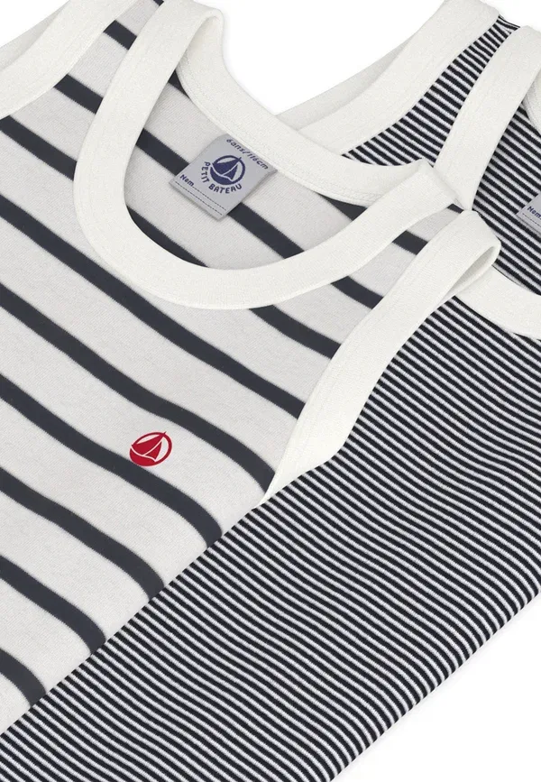 Комплект из 2 маек Petit Bateau, белый — фото 3
