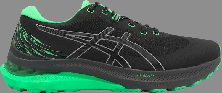 

Кроссовки gel kayano 29 lite show 'black new leaf' Asics, черный