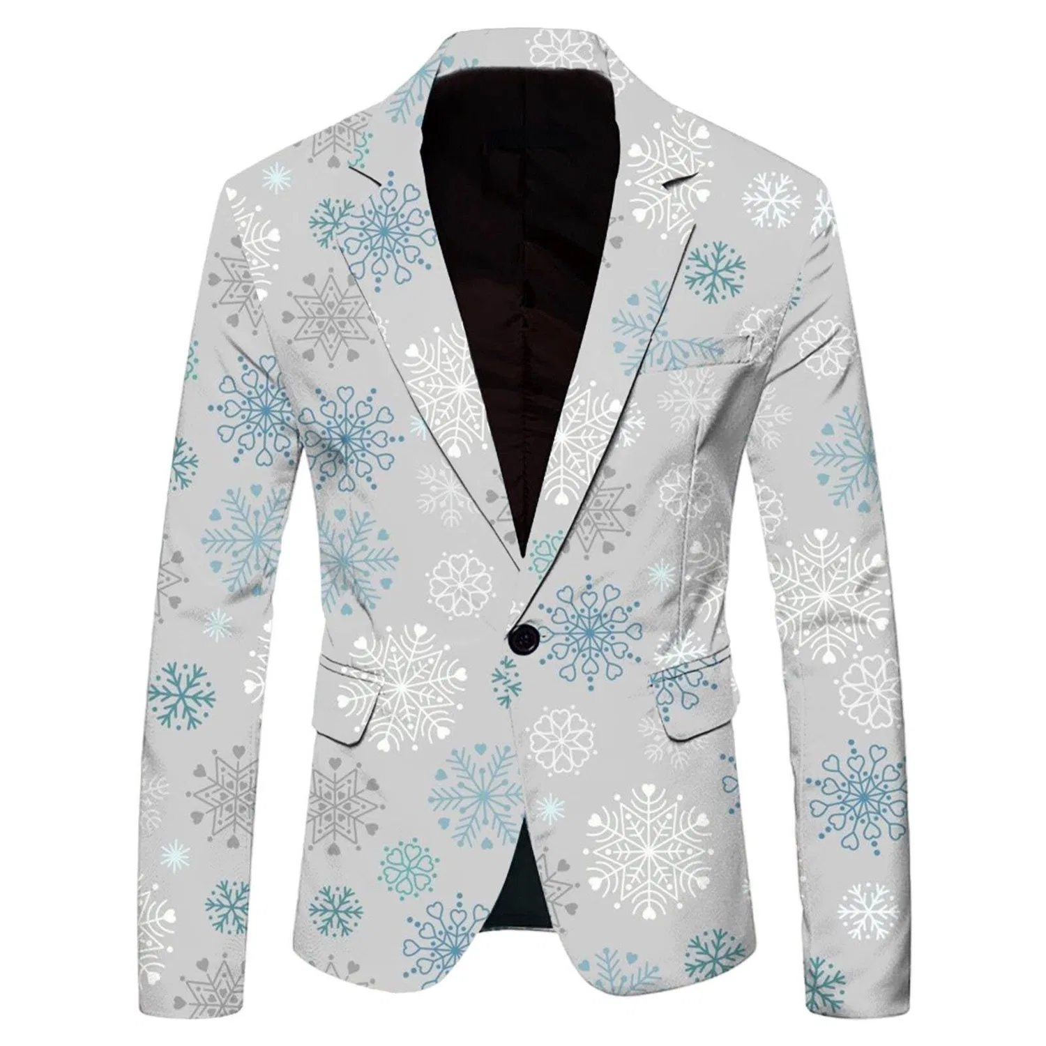 Женское пальто с принтом Christmas Casual Coat, Bianco