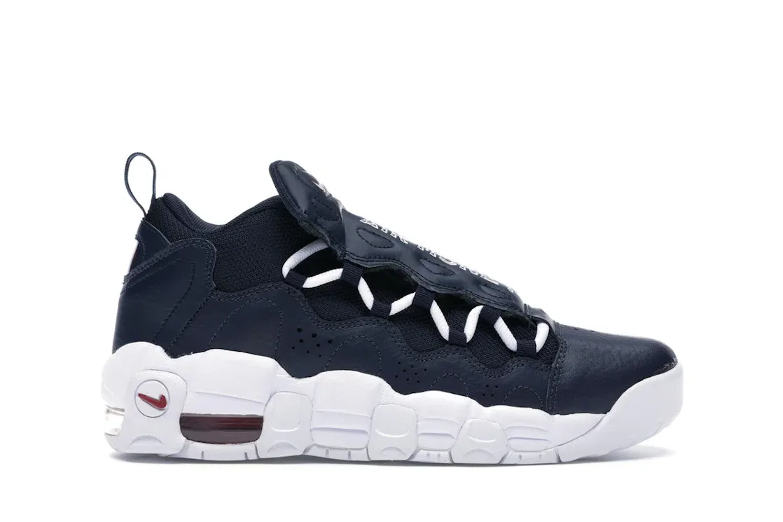 Детские кроссовки Lifestyle Nike Air More Money, Obsidian/White-Gym Red