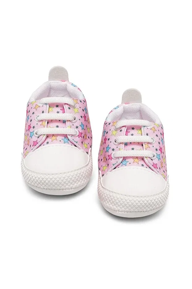 Детские пинетки для новорожденных с принтом Star Pattern Baby Shez, Pink