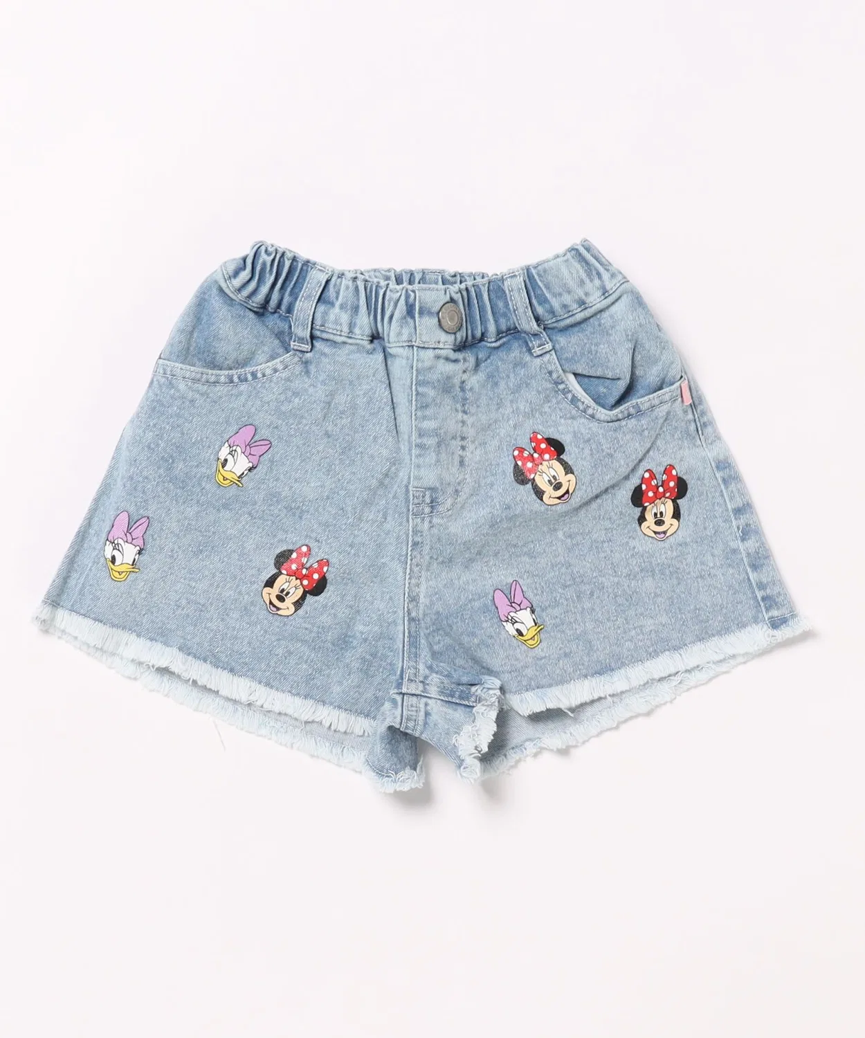 Детские джинсовые шорты с принтом Disney, Light Blue — фото 3