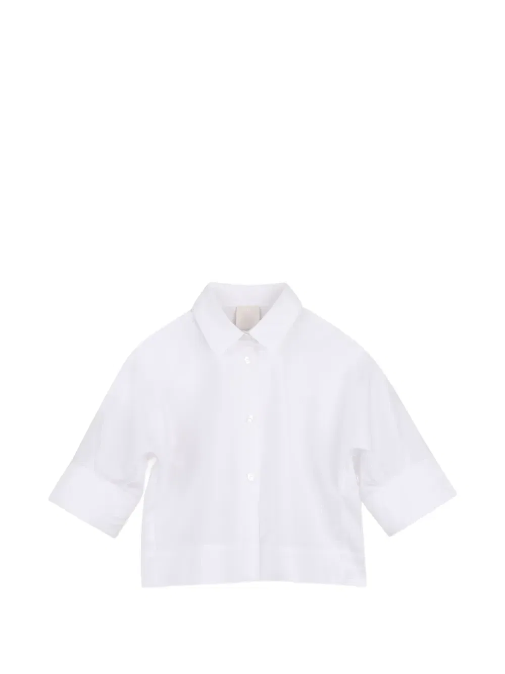 Рубашка с вышивкой Givenchy Kids, белый