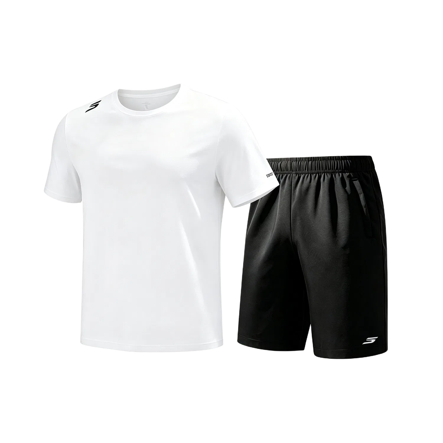 Детский спортивный комплект с принтом Skechers, Carbon Black Top Carbon Black Bottom