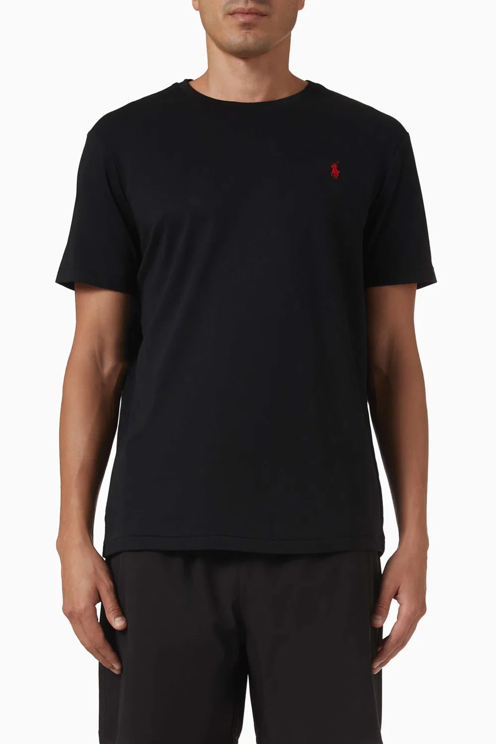 Футболка с коротким рукавом с логотипом Polo Ralph Lauren, черный