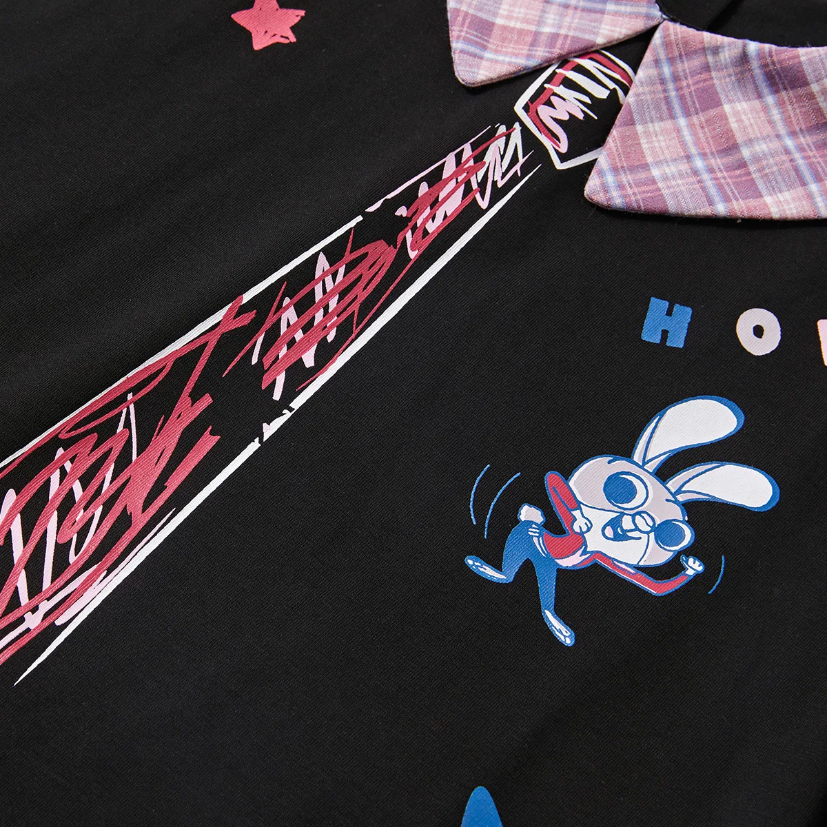 Детский костюм с юбкой, отложной воротник, Disney, Pink Plaid — фото 4