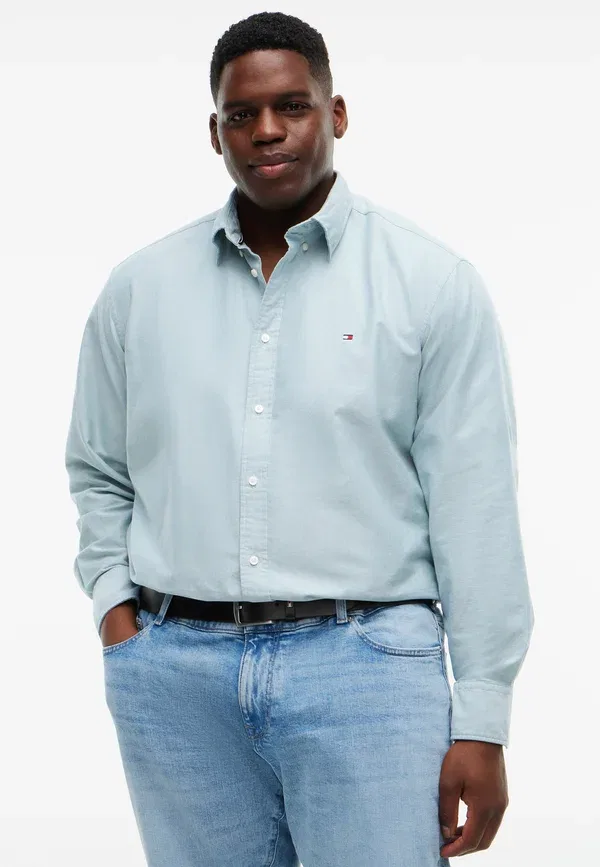 Рубашка свободного кроя Shirt Tommy Hilfiger, ornamental green, зеленый