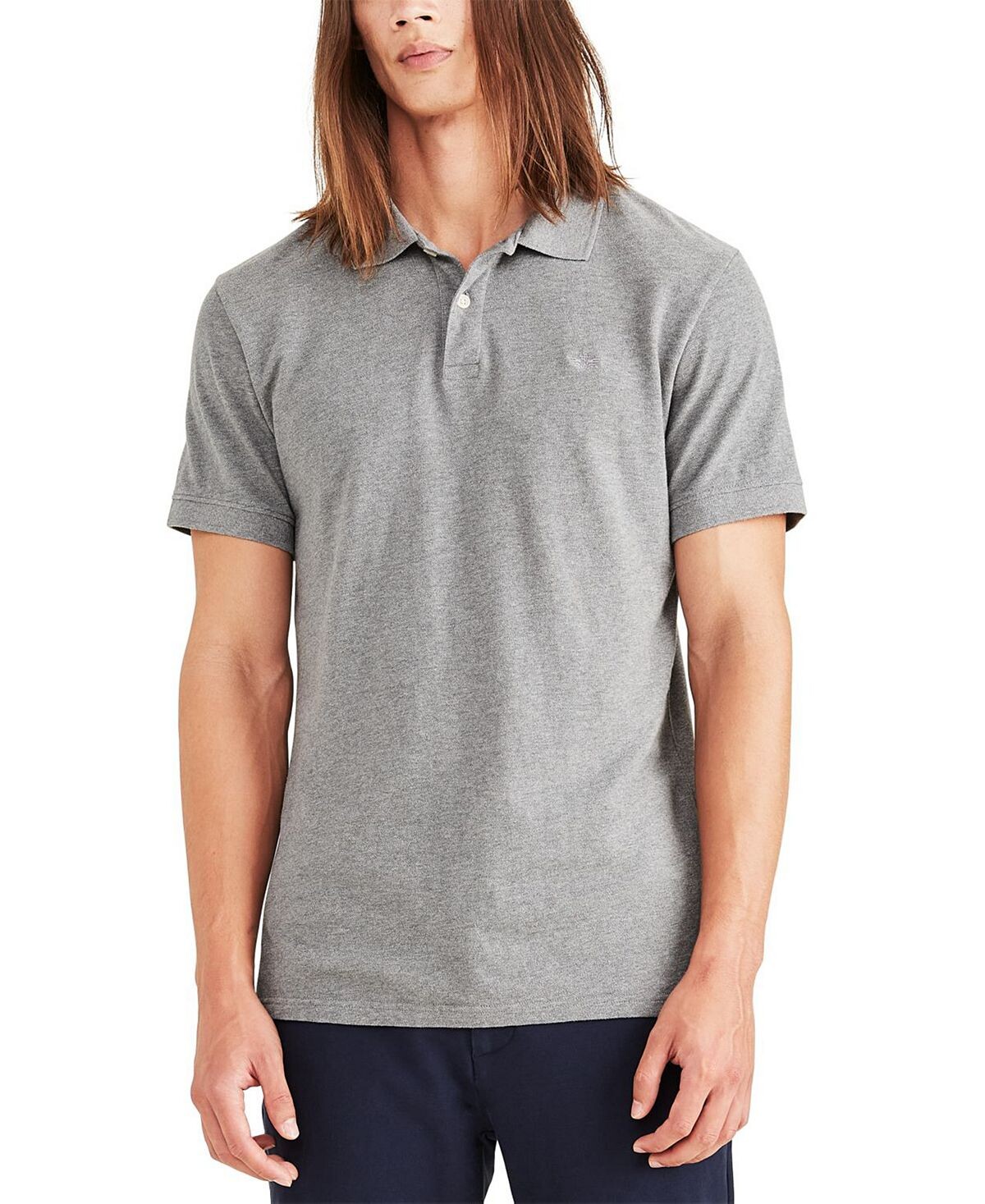 

Мужская рубашка поло slim-fit с вышитым логотипом icon Dockers, мульти