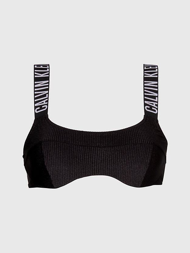 

Верх бикини без косточек - Intense Power Calvin Klein, черный