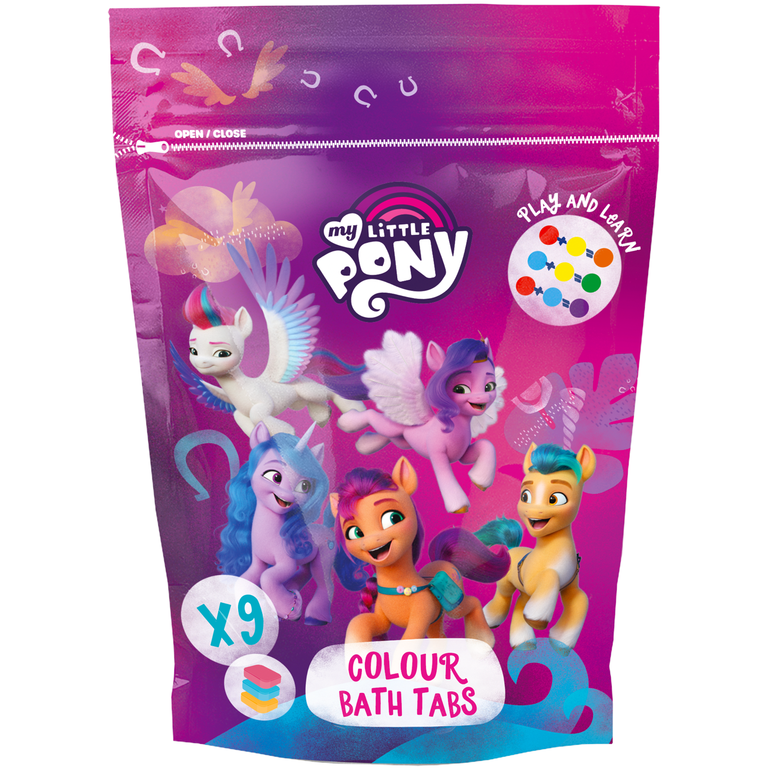 My Little Pony красители для детской ванночки, 9х16 г - фото