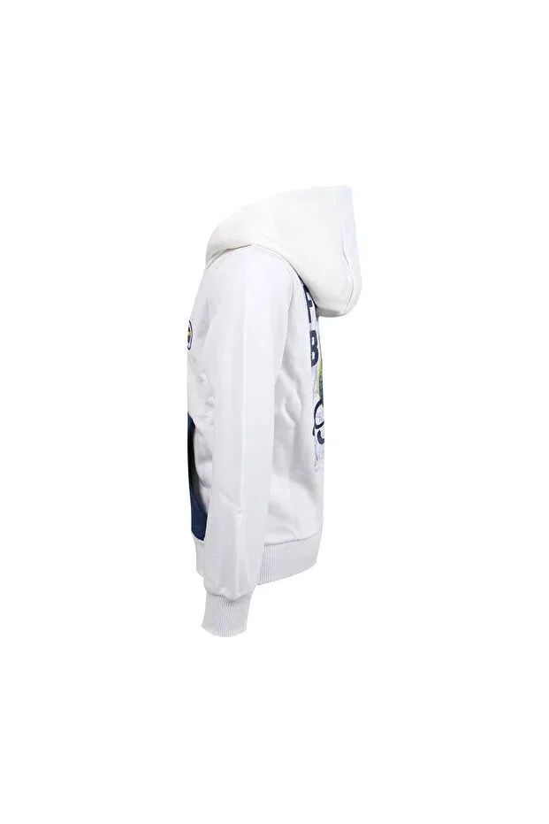 Детские свитшот для девочек с принтом Child Tribun Fenerbahce 1907 Sweat Fenerbahçe, White — фото 2