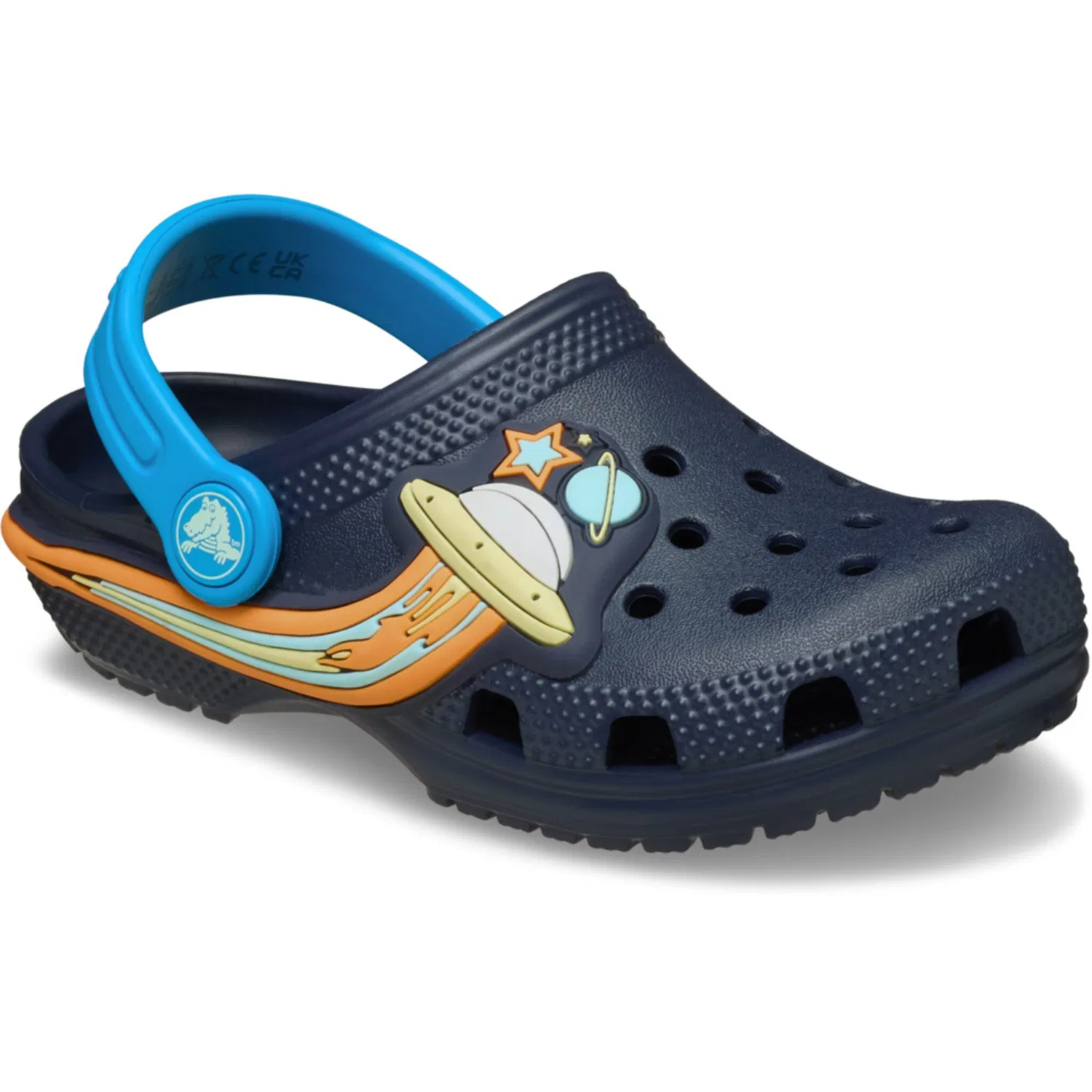 Детские классические сабо с UFO-патчем Crocs, Navy
