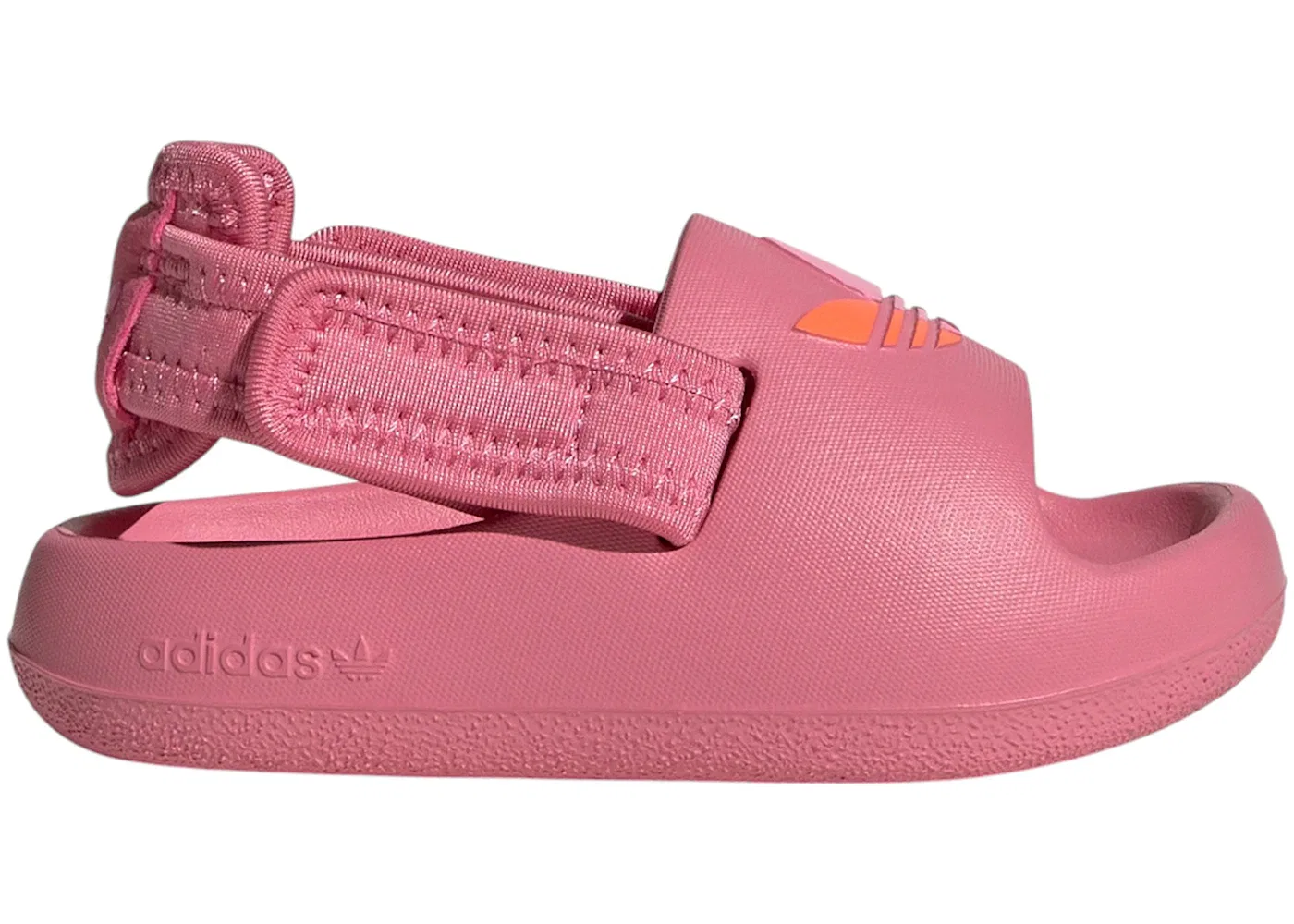 Детские шлепанцы с закрытым носом Adidas adiFOM Adilette Slides, Rose Tone/Semi Lucid Fuchsia/Bliss Pink