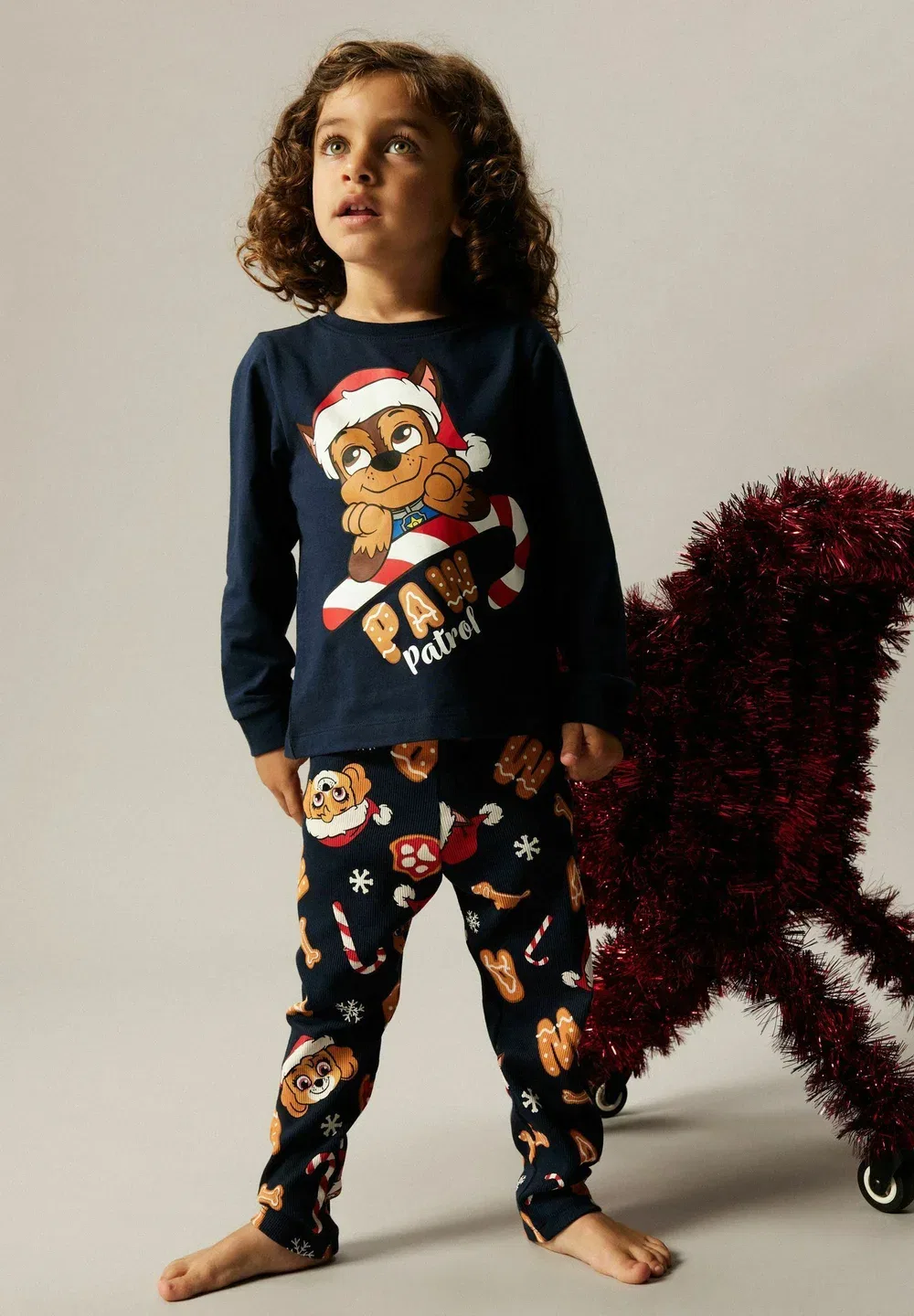 Комплект Paw Patrol Weihnachts - пижамный комплект Name It, Navy Blazer