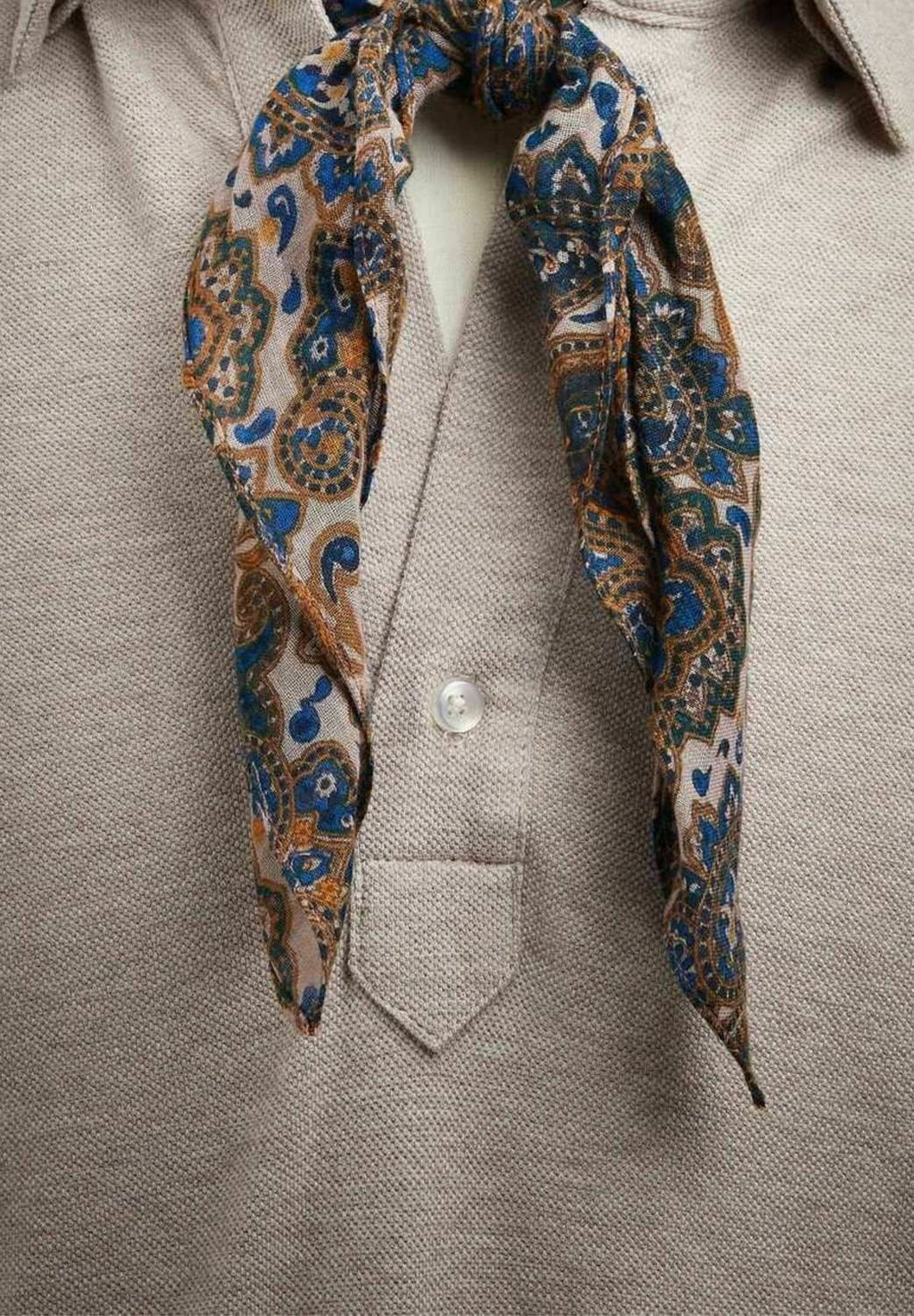 

Шарф CLASSIC BANDANA John Henric, бежевый
