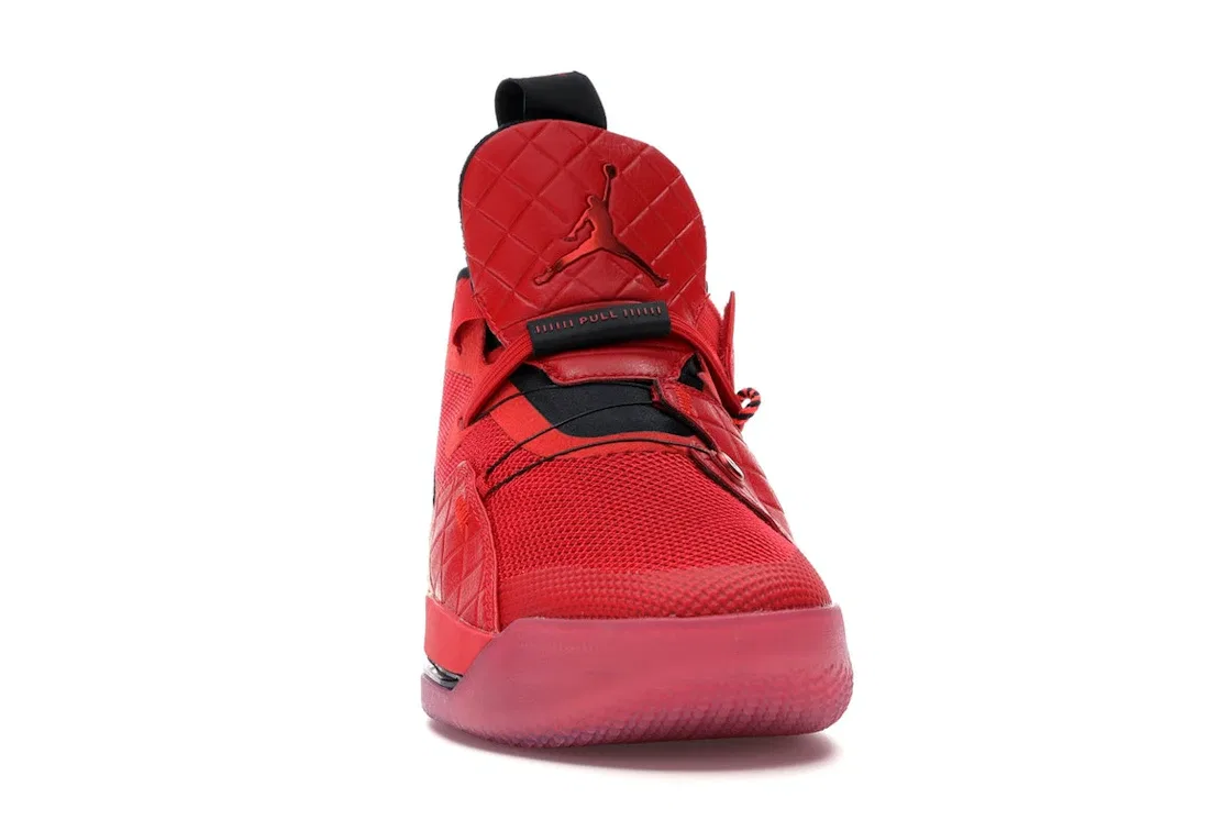 Детские кроссовки для мальчиков с высокой производительностью Jordan XXXIII Jordan, University Red/Black-Sail-White — фото 2
