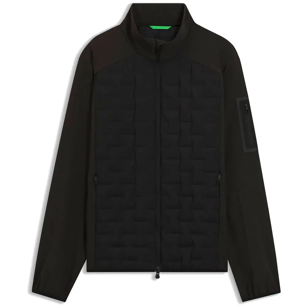 Мужская куртка стеганая с капюшоном BOSS, Black