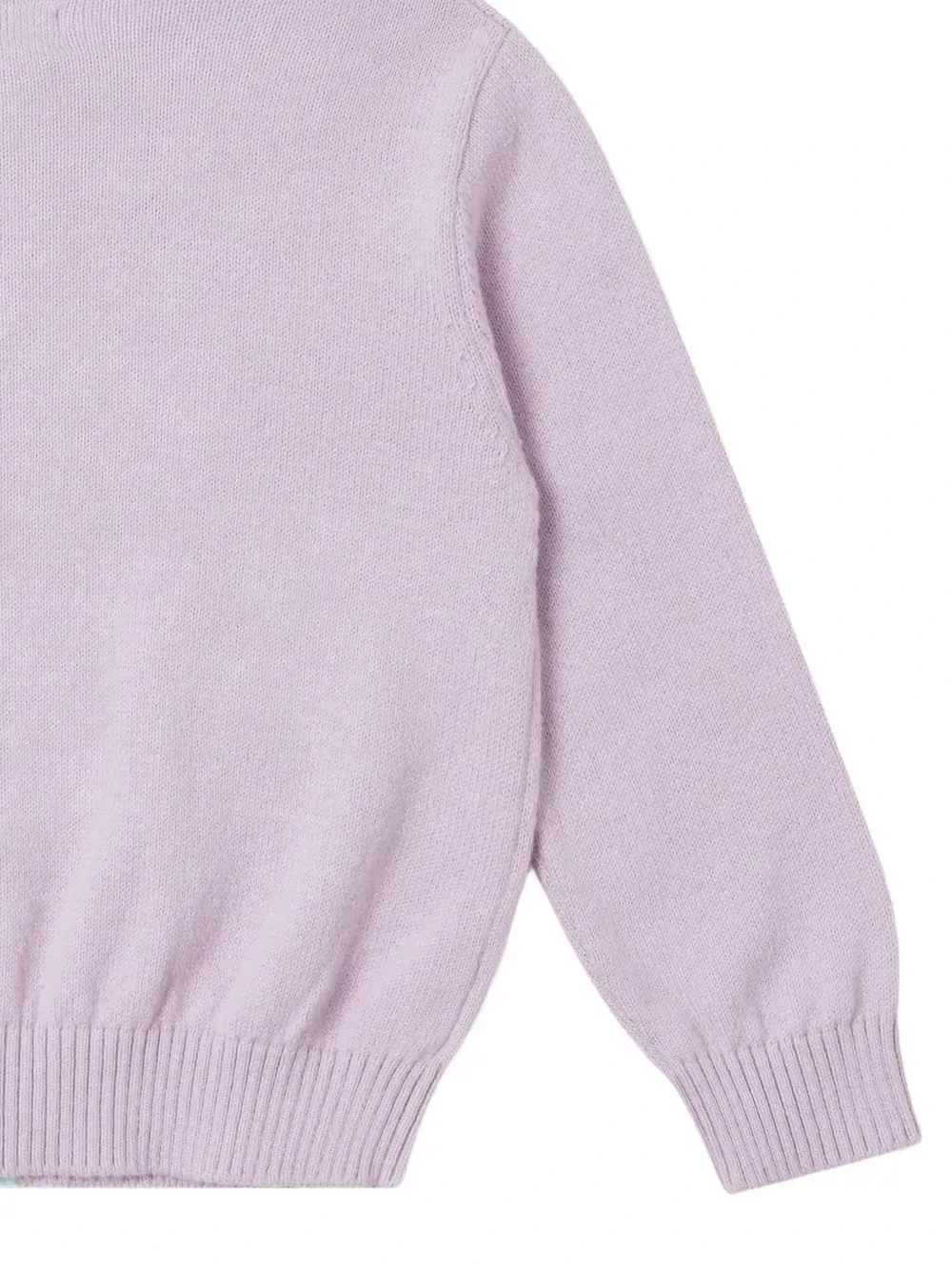Кардиган со звездным узором Stella McCartney Kids, фиолетовый — фото 4