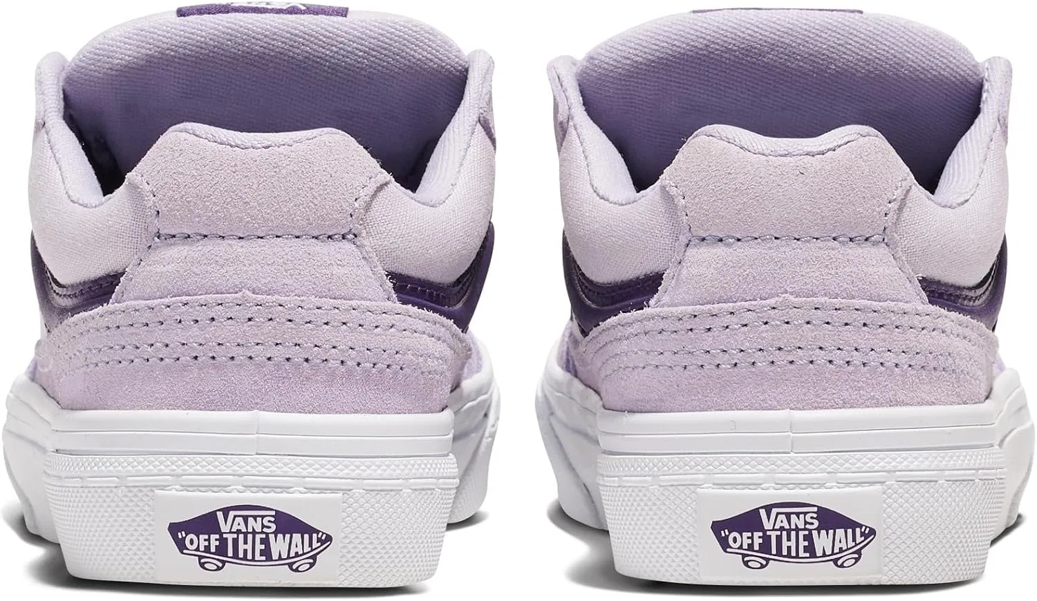 Детские кроссовки для мальчиков Caldrone Vans, Tone Canvas/Suede Lilac Mist — фото 3