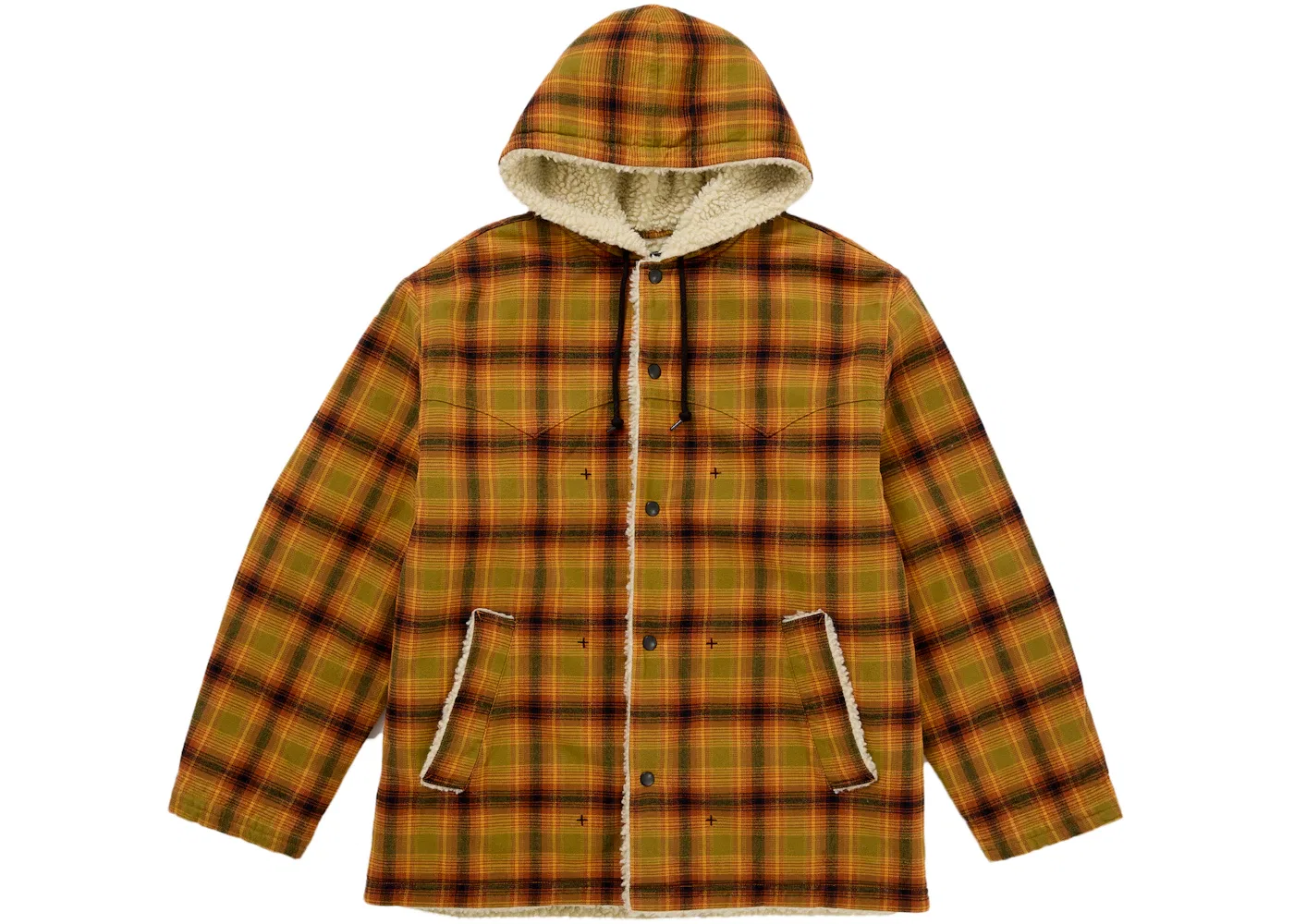 Мужское пальто из искусственного меха с капюшоном Model Coat Supreme, Brown