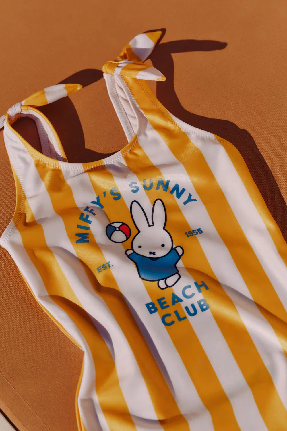 Купальник с принтом и декоративным узлом H&M, Gelb/Miffy