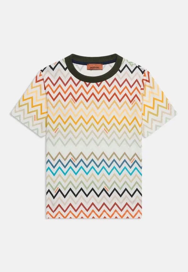 Футболка унисекс с принтом Missoni, мультиколор