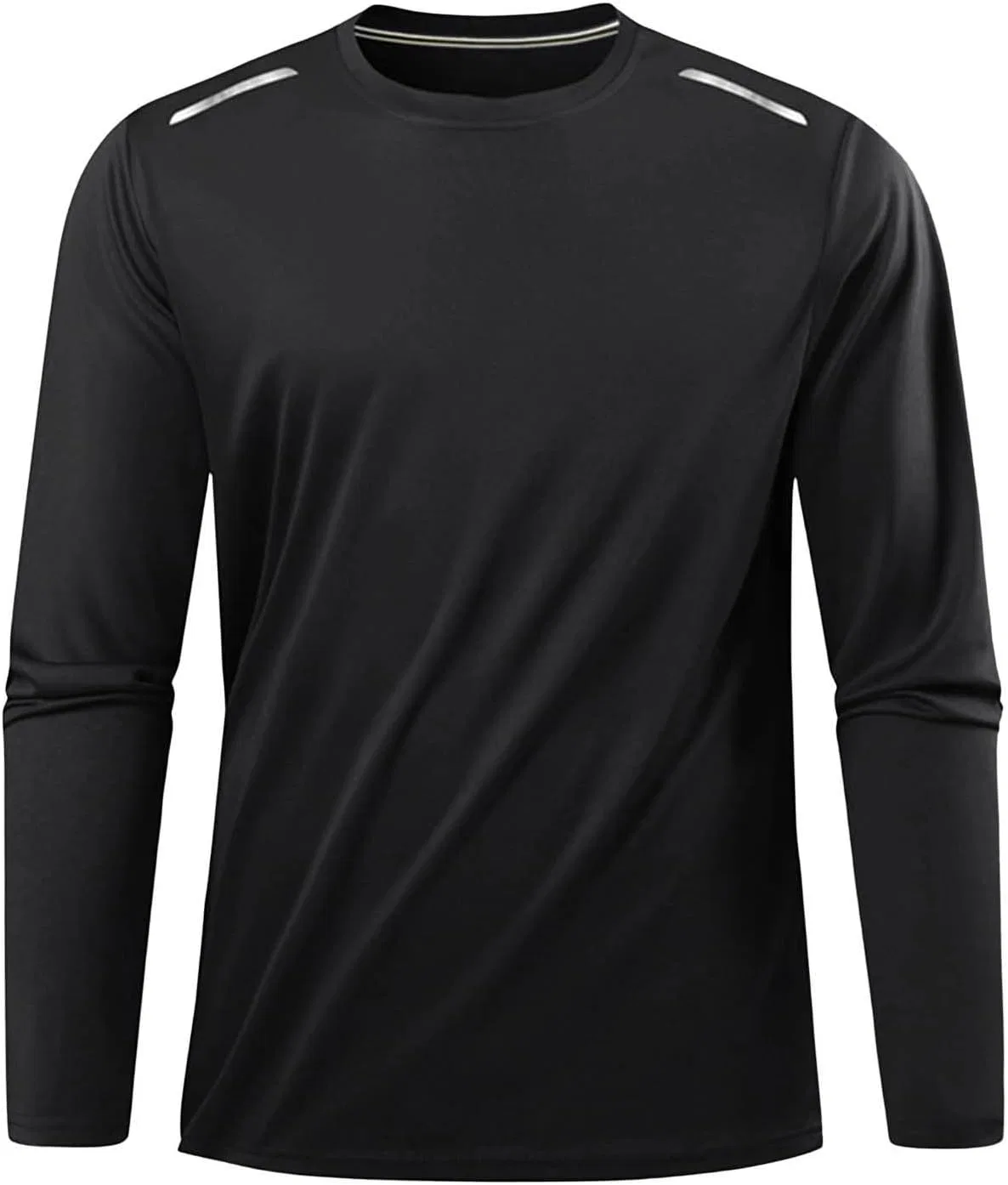 Мужская облегающая футболка с длинным рукавом Athletic, Black