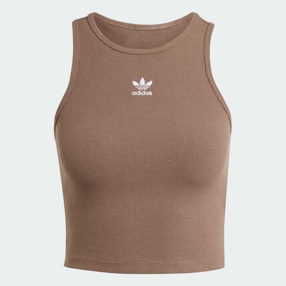 

Топ Adidas Essentials Rib, коричневый