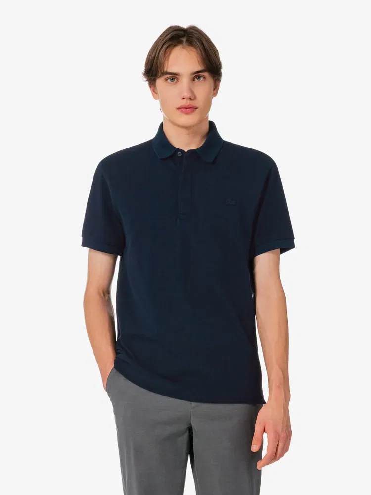 Футболка поло LACOSTE PARIS, Navy — фото 4