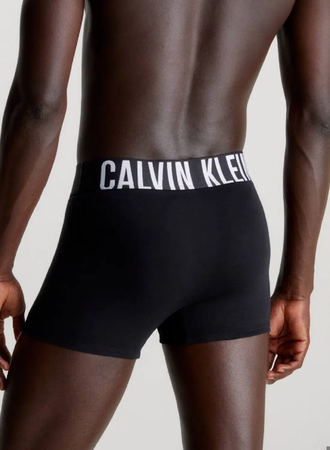 Трусы-боксеры хлопковые комплект 3 шт Intense Power Calvin Klein, черный — фото 3
