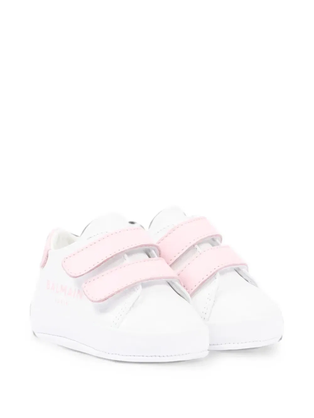 Кроссовки на липучках Balmain Kids, белый