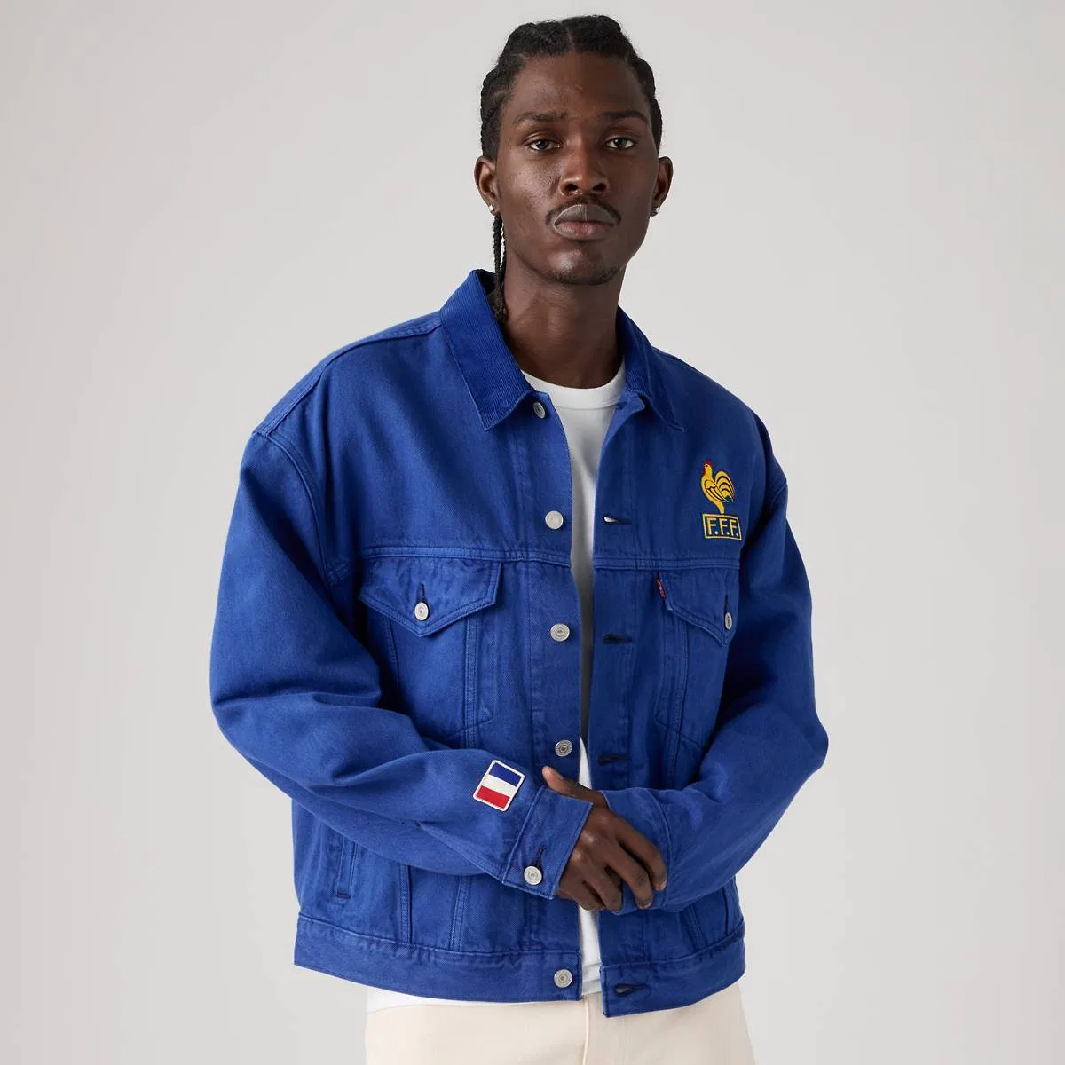 Куртка Levi's France Football Type III, France - Blue — фото 2