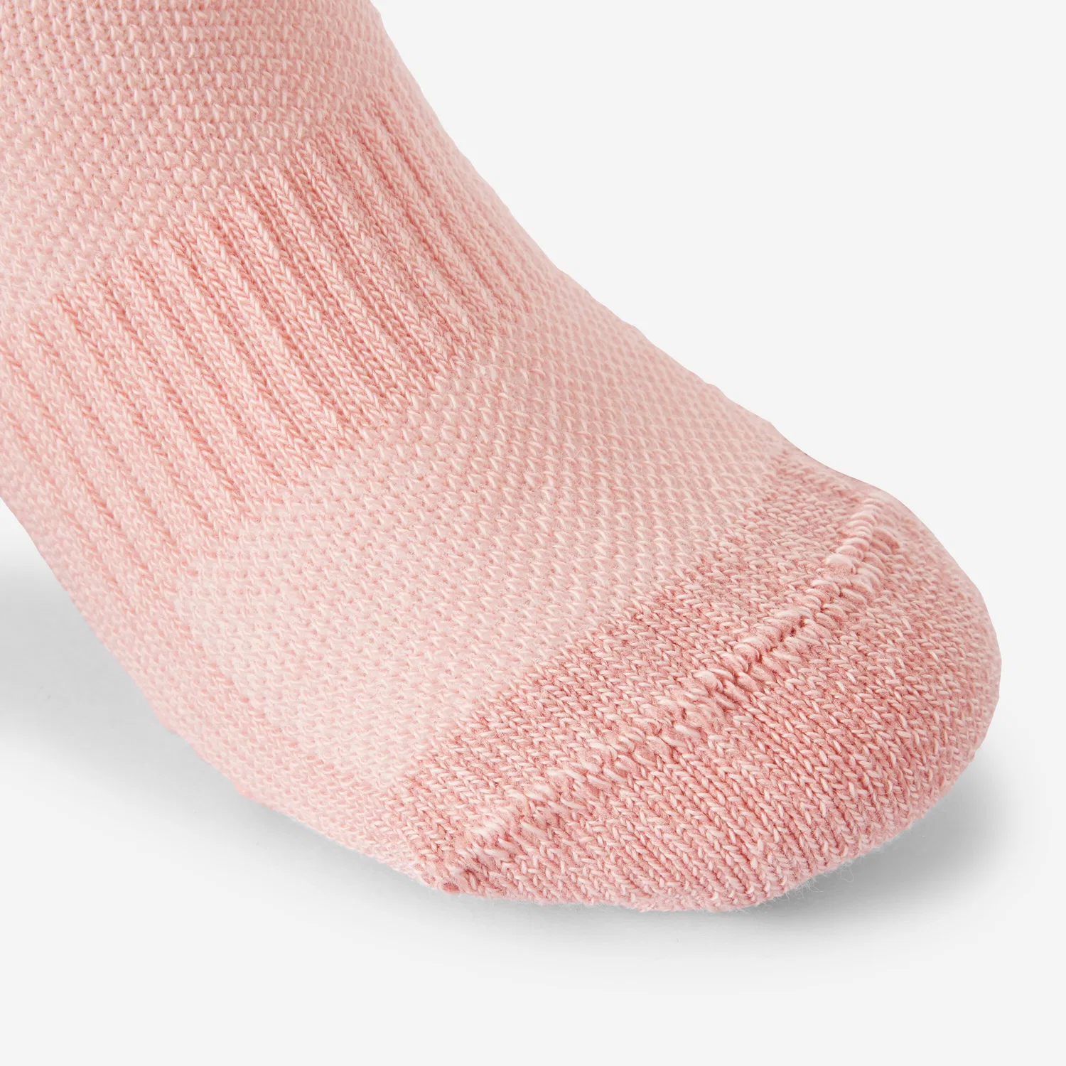Детские носки для занятий спортом с противоскользящим покрытием Turnsocken Kinder 600 Decathlon, Blasspink Ungefarbt Stahlblau — фото 2