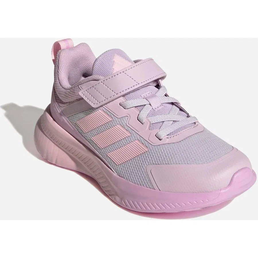 Детские спортивные кроссовки с закрытым носком Forta Run 4.0 El adidas, Розовый — фото 4