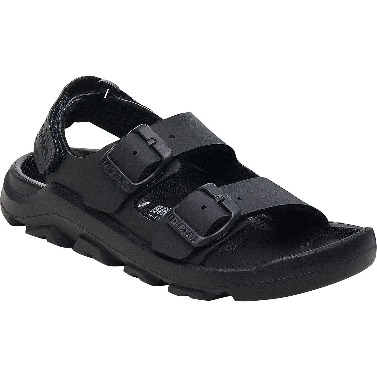 Детские сандалии для мальчиков с застежкой липучкой Mogami Birkenstock, Apex Black Birko Flor
