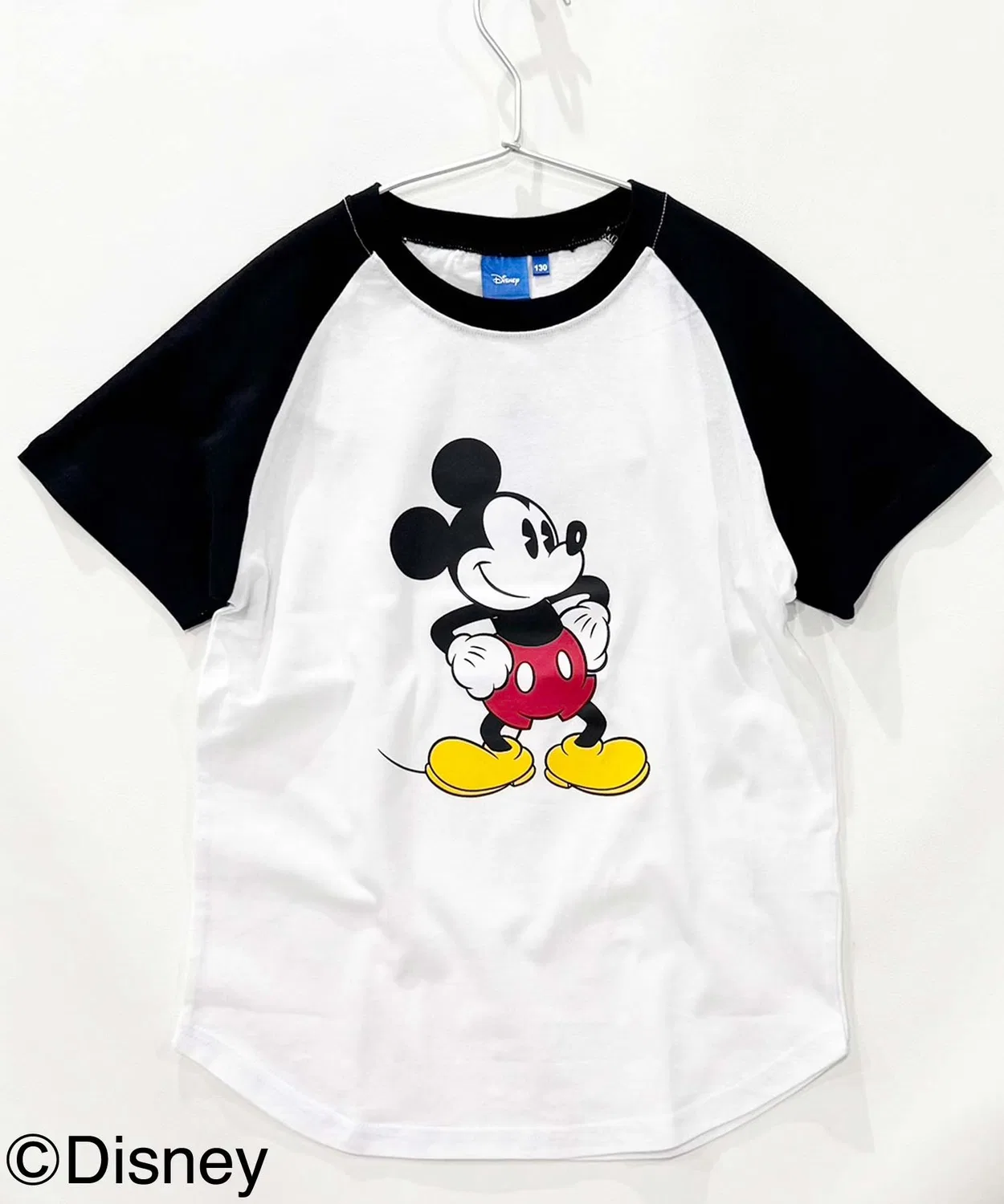 Детская футболка Mickey Mouse с принтом, модель Mickey Mouse Disney, Beige/Black — фото 4